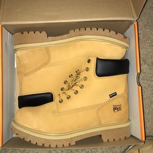 Timberland pro 6” wheat steel toe boots